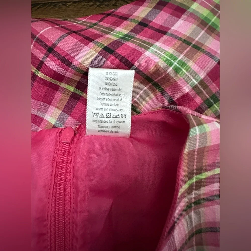 Gymboree Girls Plaid‎ Dress Girls 4T Fancy Gorgeous